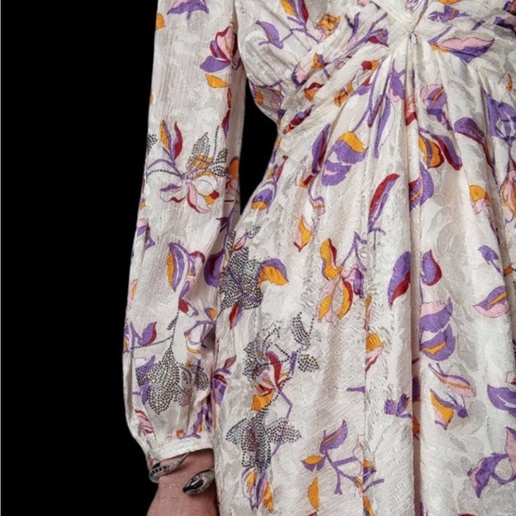 🆕ZADIG & VOLITARIE RIVAGE FLORAL DRESS - Picture 5 of 12